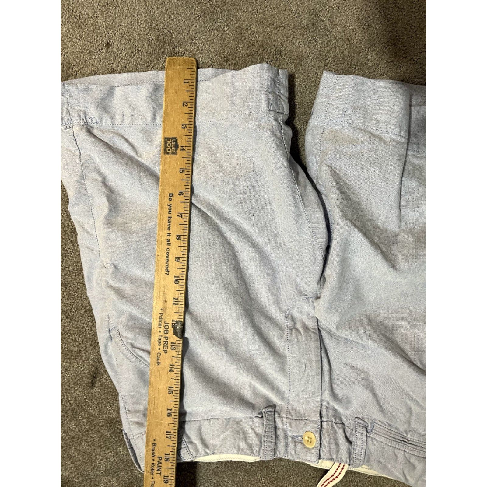 Polo Ralph Lauren Polo Ralph Lauren Chino Shorts Mens 32 Blue 9” Inseam Flat Front Button Closure Casual Preppy Size US XS / EU 42 / 0 - 6 Thumbnail