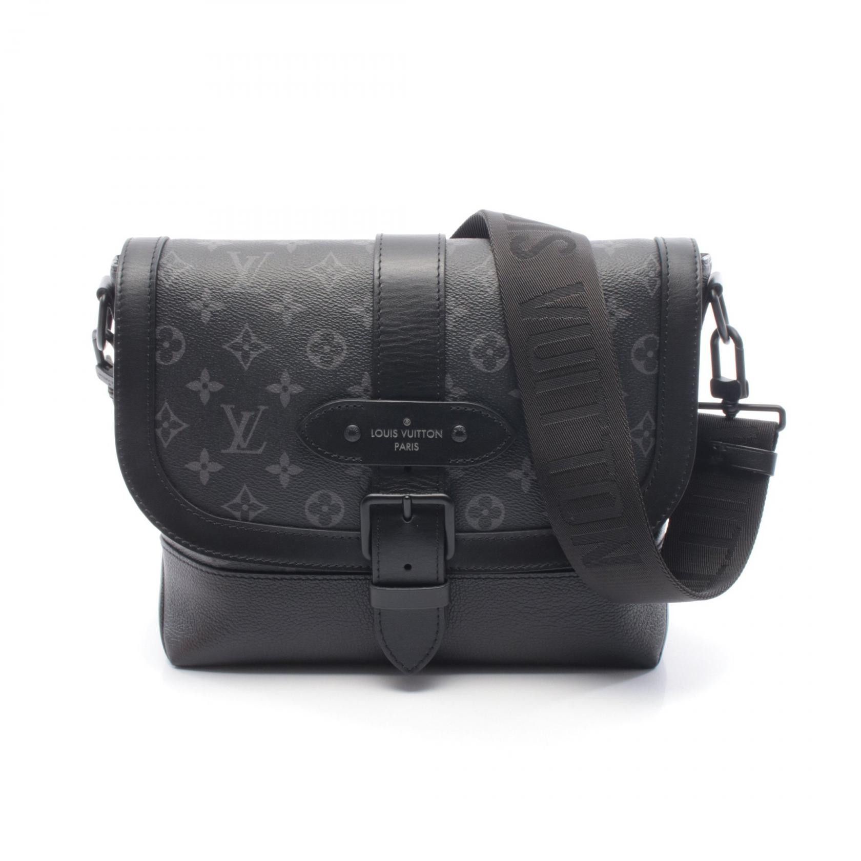 Louis Vuitton Louis Vuitton Louis Vuitton Saumur Messenger Monogram Eclipse Shoulder Bag Textile Shoulder Bag M45911 DUTY FREE for USA Size ONE SIZE - 1 Thumbnail