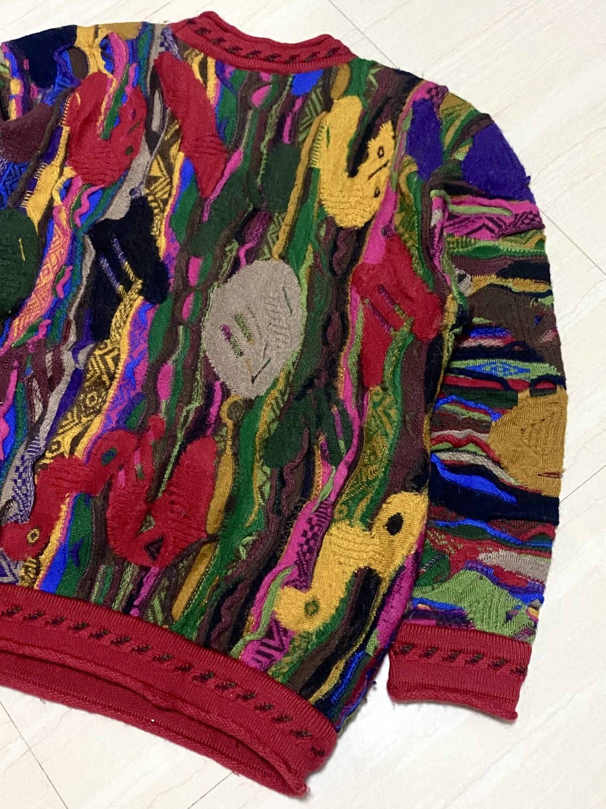 Coogi Coogi - 3D Wool Sweater Size US S / EU 44-46 / 1 - 10 Thumbnail