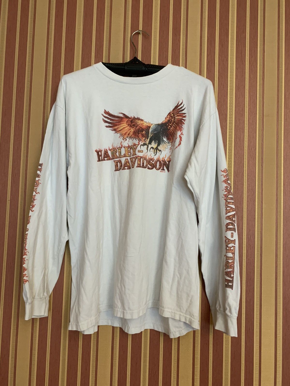 Harley Davidson XL Harley Davidson Vintage Longsleeve 2002 Size US XL / EU 56 / 4 - 1 Thumbnail