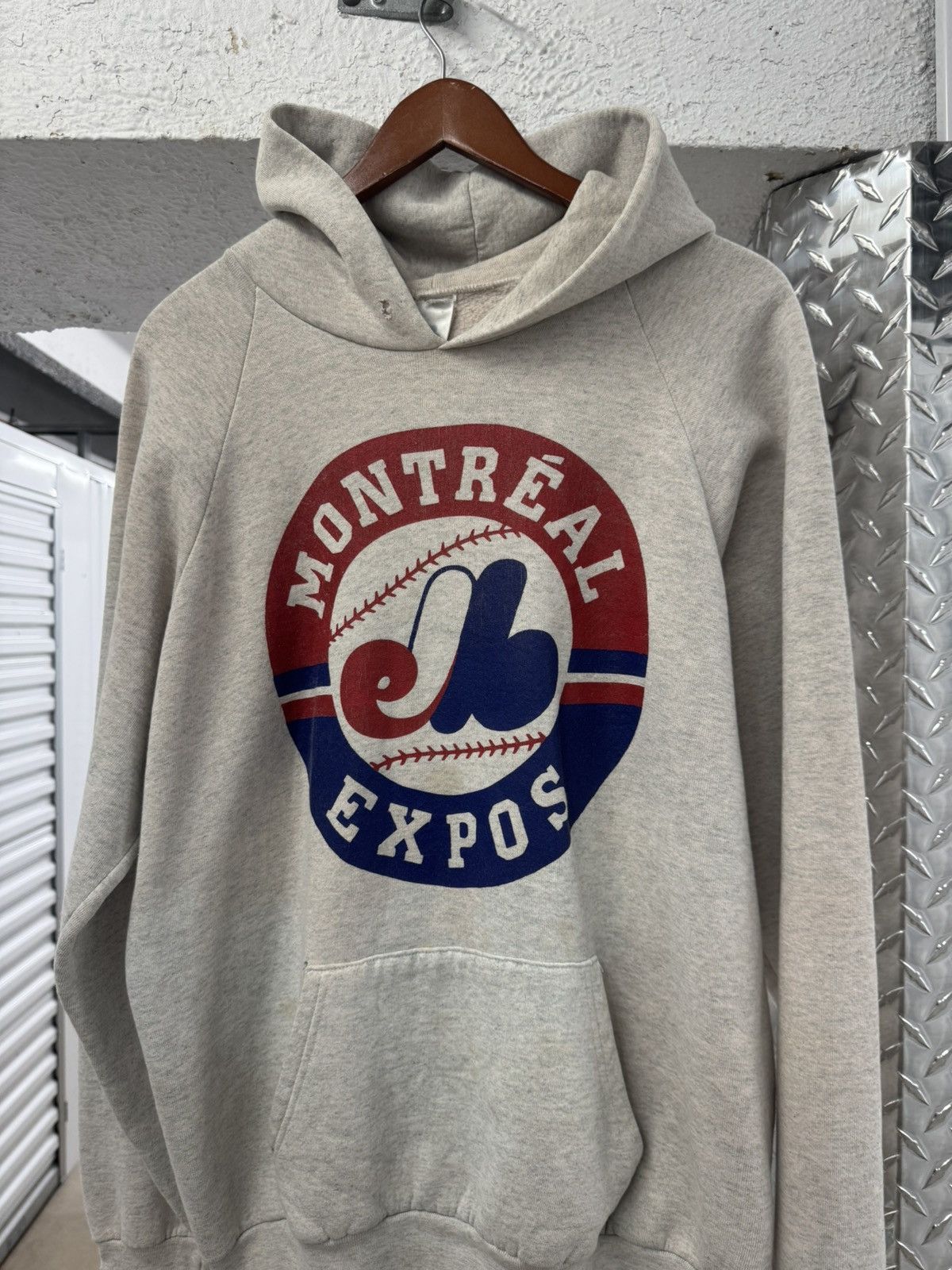 MLB Vintage Montreal Expos MLB Baseball Hoodie Size US XL / EU 56 / 4 - 1 Thumbnail