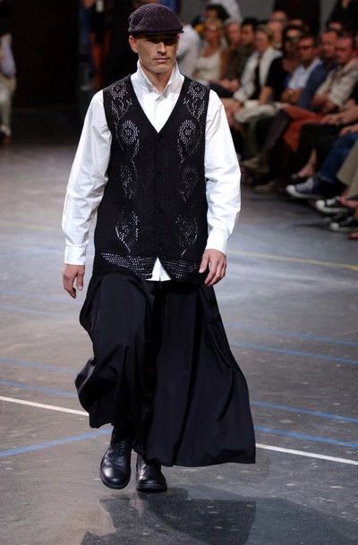 Yohji Yamamoto Yohji Yamamoto 04ss lace cutout knit cardigan sweater Size US L / EU 52-54 / 3 - 3 Thumbnail
