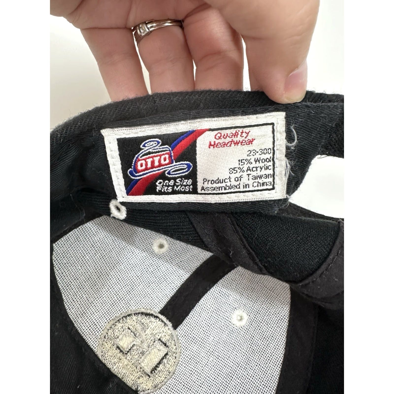 Vintage Otto Headwear Baseball Hat Keystone Black Logo Adjustable One Size Mens Size ONE SIZE - 7 Thumbnail