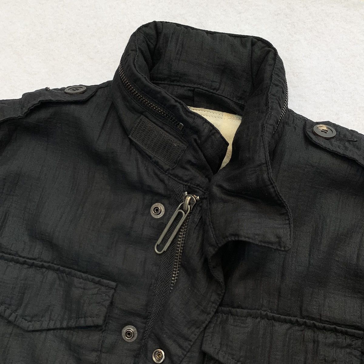 Davit Meursault Japan 2000s Davit Meursault Mesh M-65 Field Jacket Size US M / EU 48-50 / 2 - 5 Thumbnail