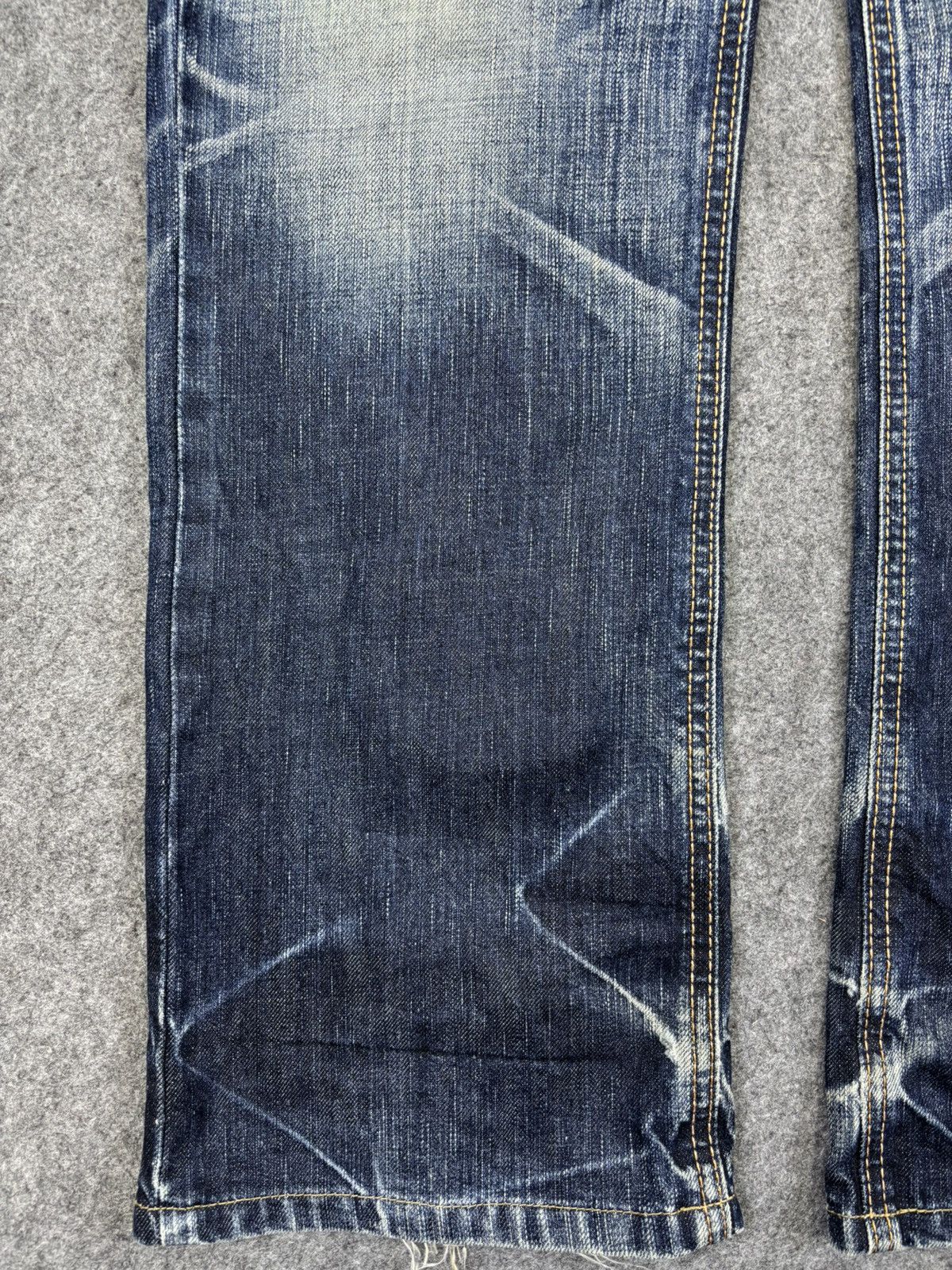 Edwin 💥Thrashed💥Sick Edwin Raw Fades Bush Denim F940 Size US 32 / EU 48 - 8 Thumbnail