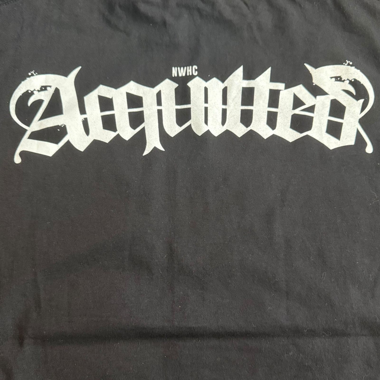 Band Tees Acquitted Hardcore Band Big "a" T-Shirt Size XL Size US XL / EU 56 / 4 - 5 Thumbnail