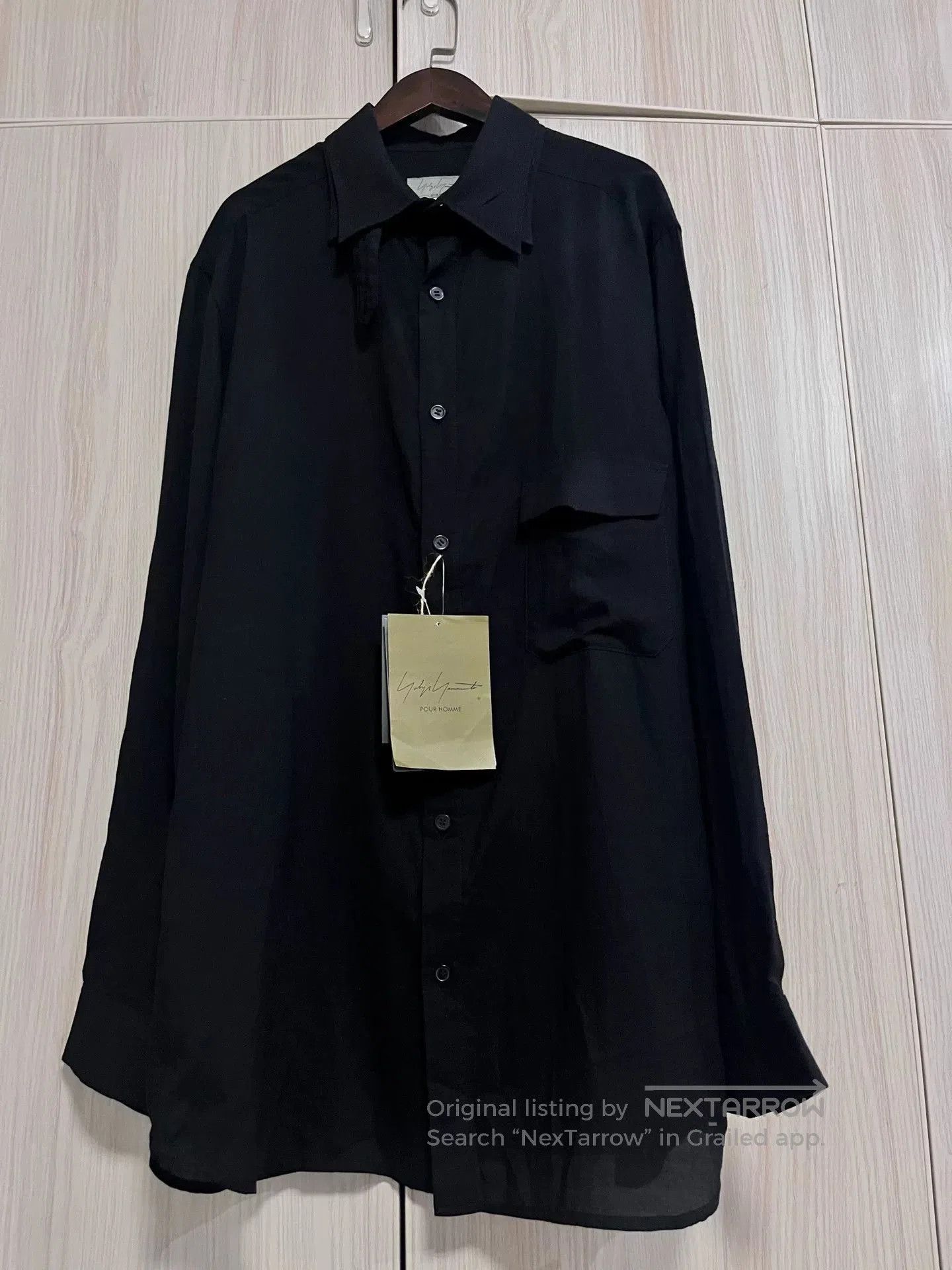 Yohji Yamamoto Yohji Yamamoto Layered Collar Shirt. Size US L / EU 52-54 / 3 - 1 Thumbnail