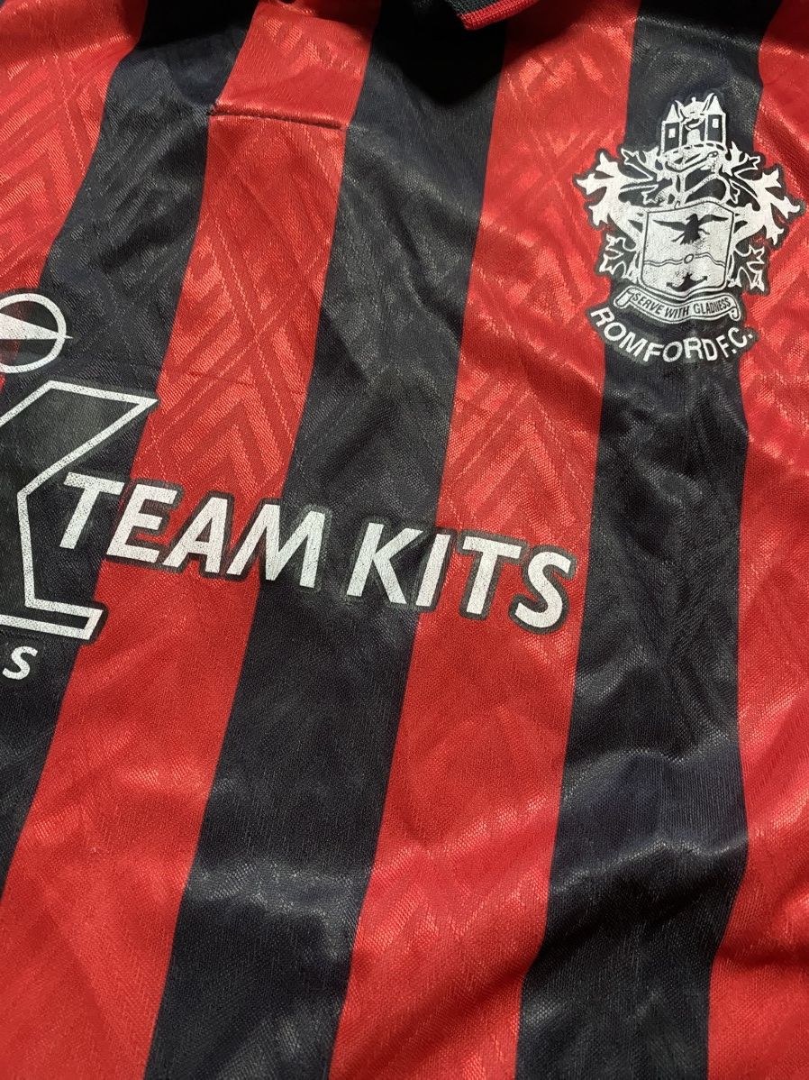 Vintage Vintage Romford F.C. Home Shirt 1992–95 #4 – Match Worn Size US XL / EU 56 / 4 - 9 Thumbnail
