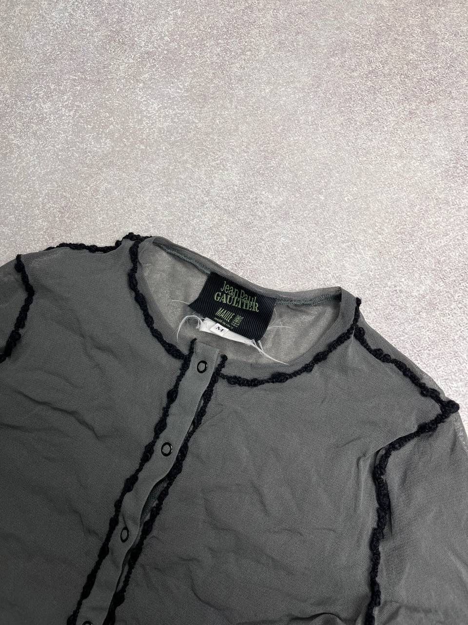 Jean Paul Gaultier VINTAGE JEAN PAUL GAULTIER 2 IN 1 AVANTGARDE MESH SWEATER M Size US M / EU 48-50 / 2 - 5 Thumbnail