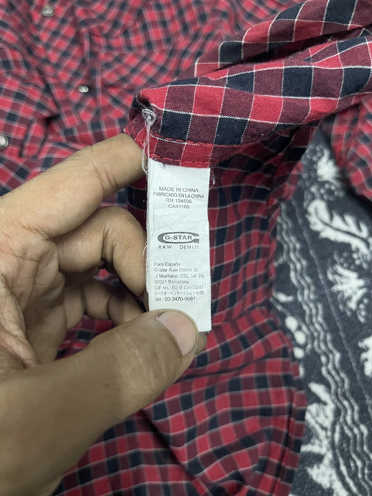 G-Star Y2K G STAR RAW BUTTON UP SHIRT BIG LOGO ON BACK Size US M / EU 48-50 / 2 - 13 Thumbnail