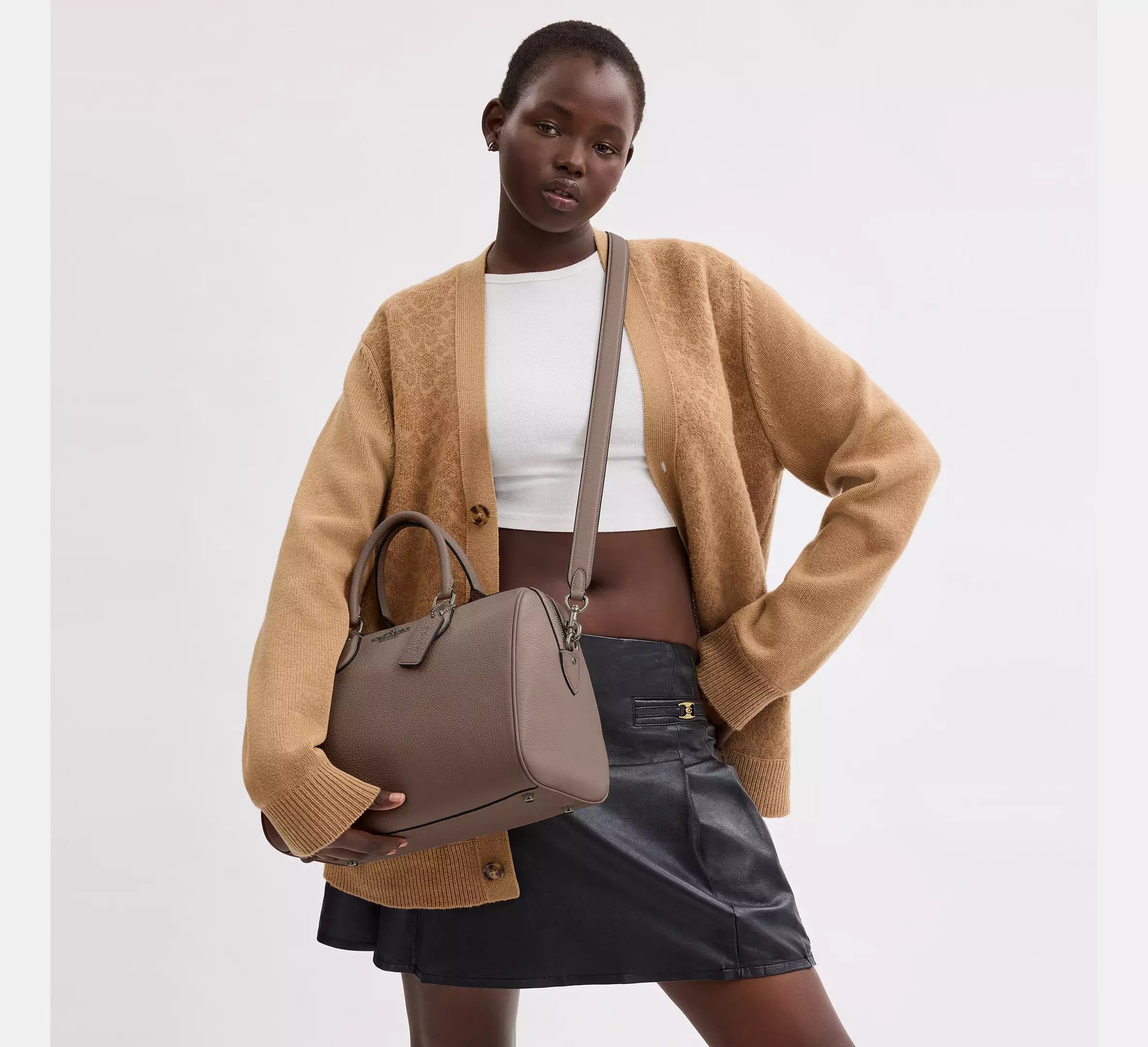 Coach Rowan Large Satchel Bag CV960 Size ONE SIZE - 9 Thumbnail