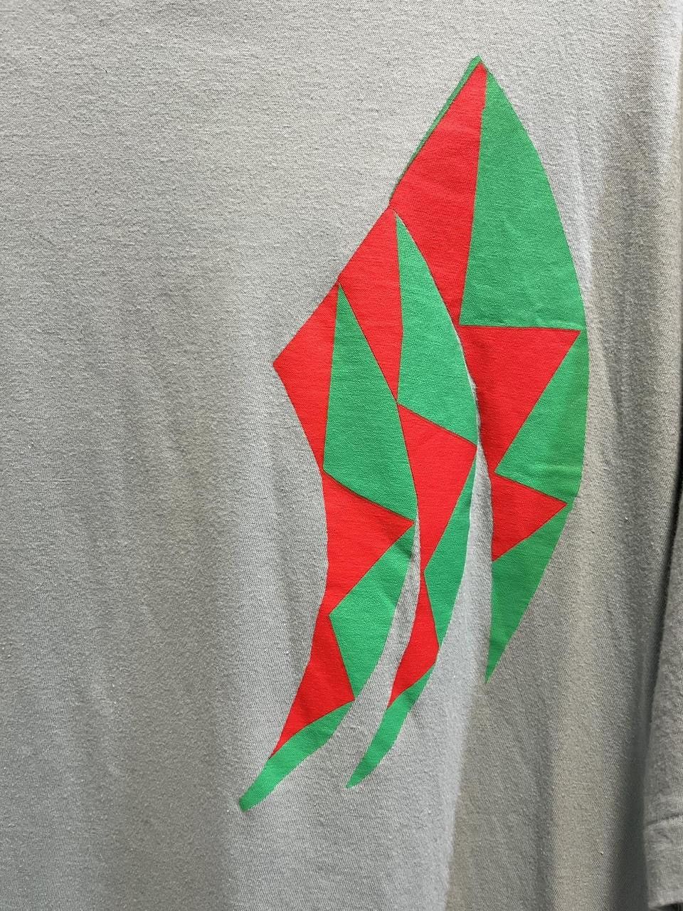 Comme des Garcons Homme Plus Mint Green and Red Graphic Tee Size US M / EU 48-50 / 2 - 3 Thumbnail