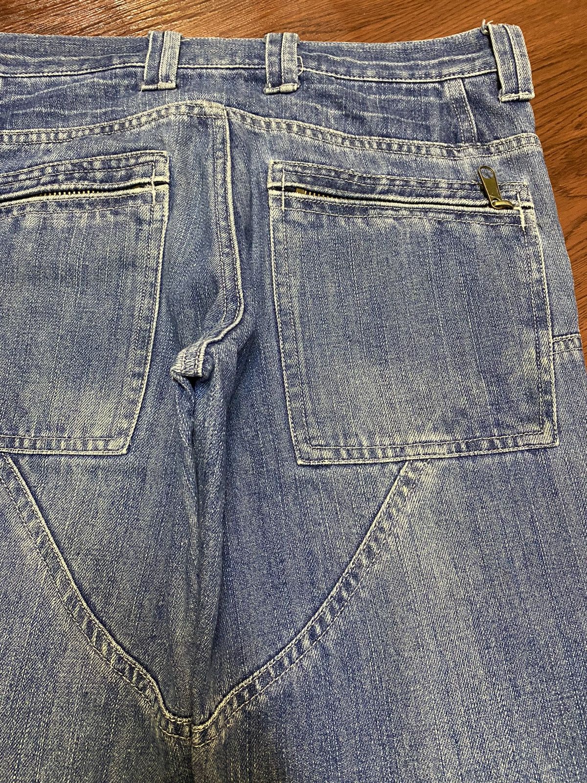 Japanese Brand Vintage Japanese Brand Bush Pants Flare Jeans Size US 31 - 10 Thumbnail
