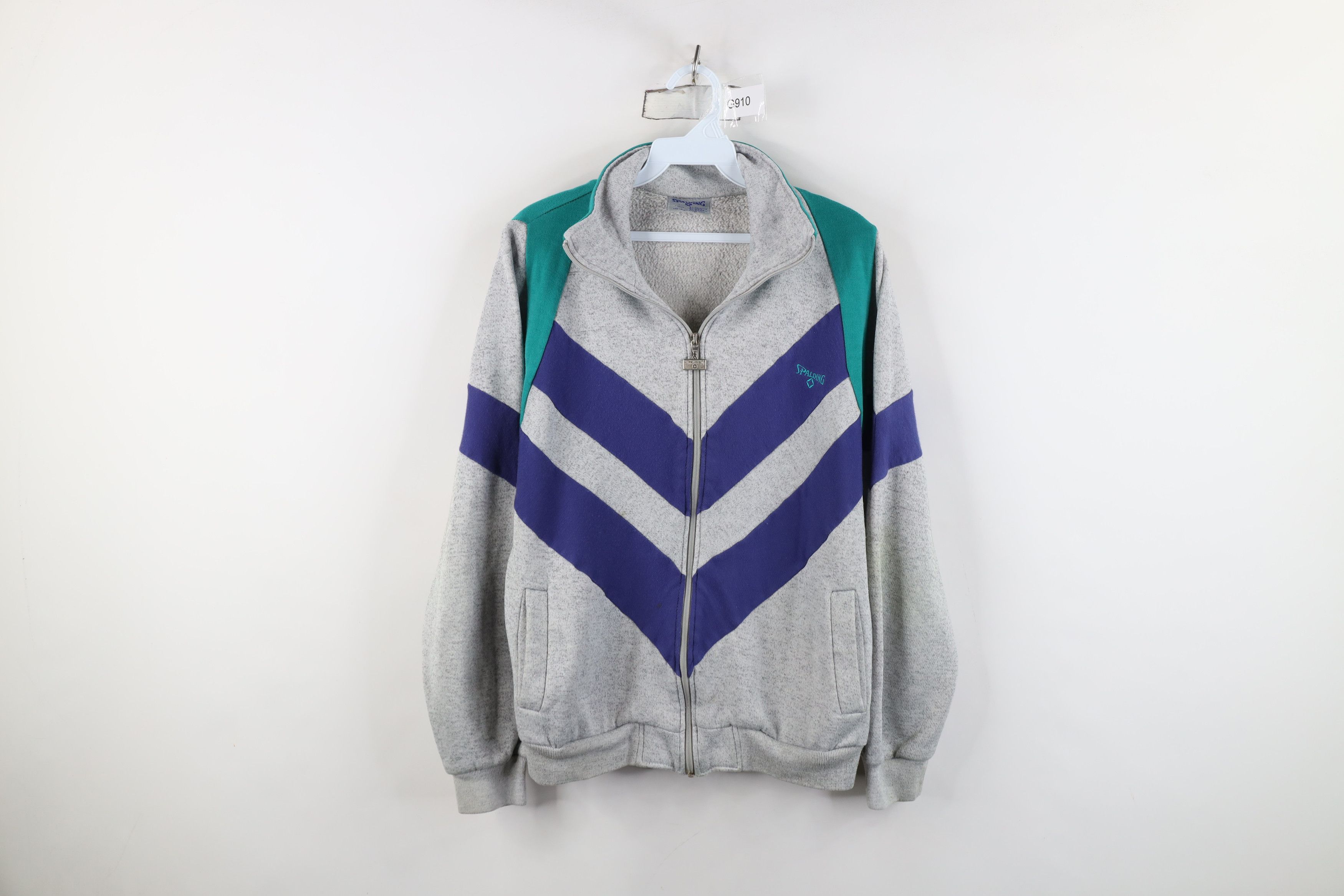 Vintage Vintage 80s 90s Streetwear Triblend Tennis Track Jacket Size US M / EU 48-50 / 2 - 1 Thumbnail