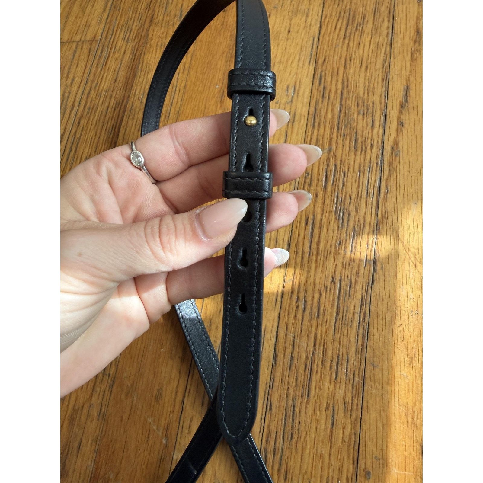 Gucci Gucci Crossbody Bag Small Black Leather GG Marmont Camera Size ONE SIZE - 16 Thumbnail