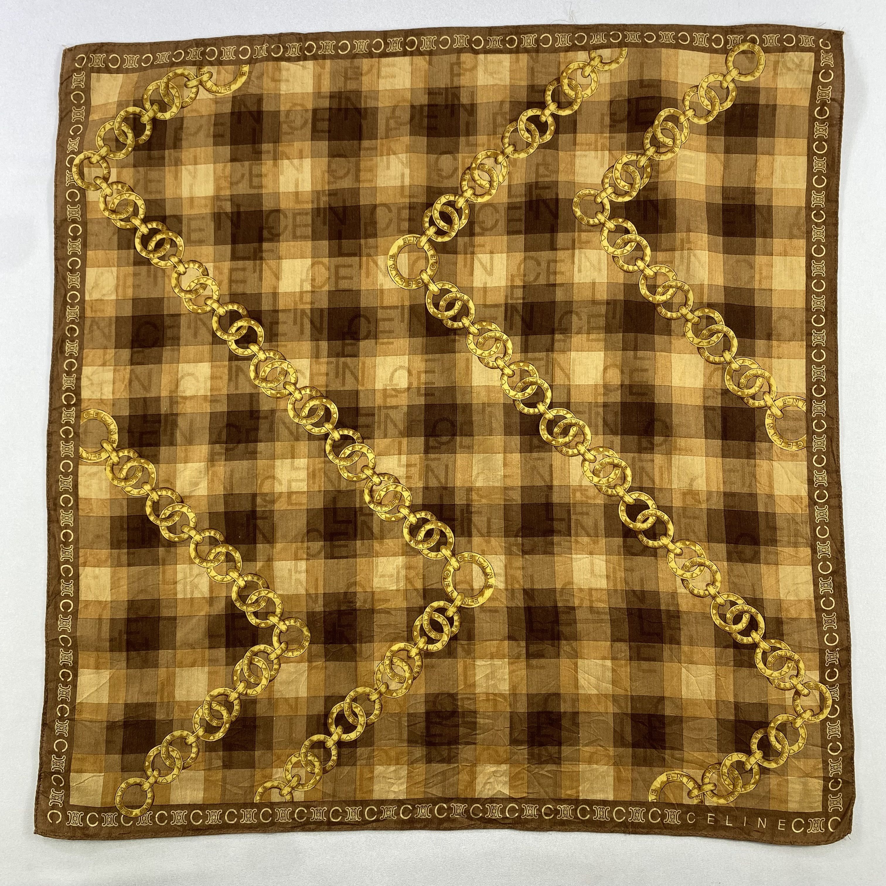 Celine × Vintage Celine Bandana/ Handkerchief / Neckerchief Size ONE SIZE - 3 Thumbnail