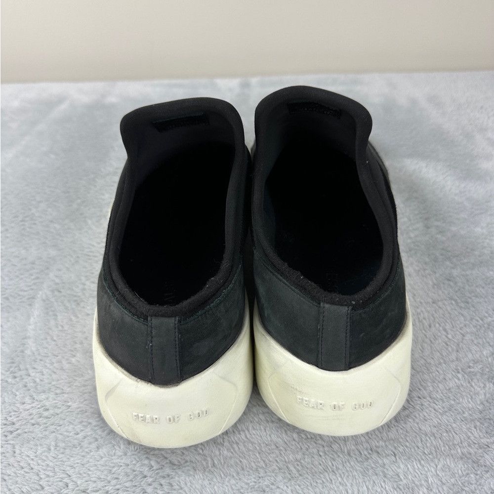 Fear of God Fear Of God Essentials Laceless Backless Black Sneakers Men Size US 11 / EU 44 - 4 Thumbnail