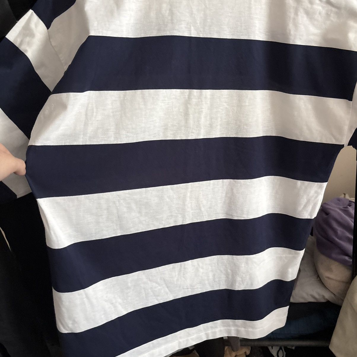 Vintage Vintage 80’s Oversized Stripe Marina T-Shirt Grunge ERD Punk Size US L / EU 52-54 / 3 - 8 Thumbnail