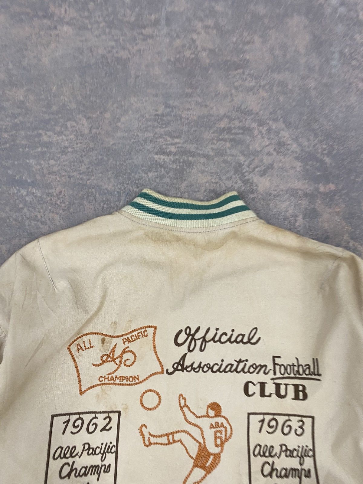 ABAHOUSE 1980s -Abahouse Football Club Varsity Jacket Size US L / EU 52-54 / 3 - 6 Thumbnail