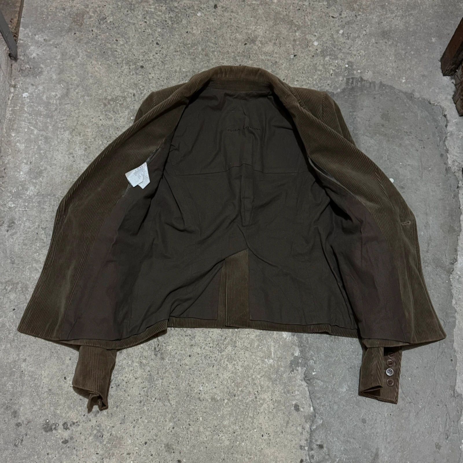 Rick Owens F/W 2002 Rick Owens cord blazer Size S / US 4 / IT 40 - 14 Thumbnail