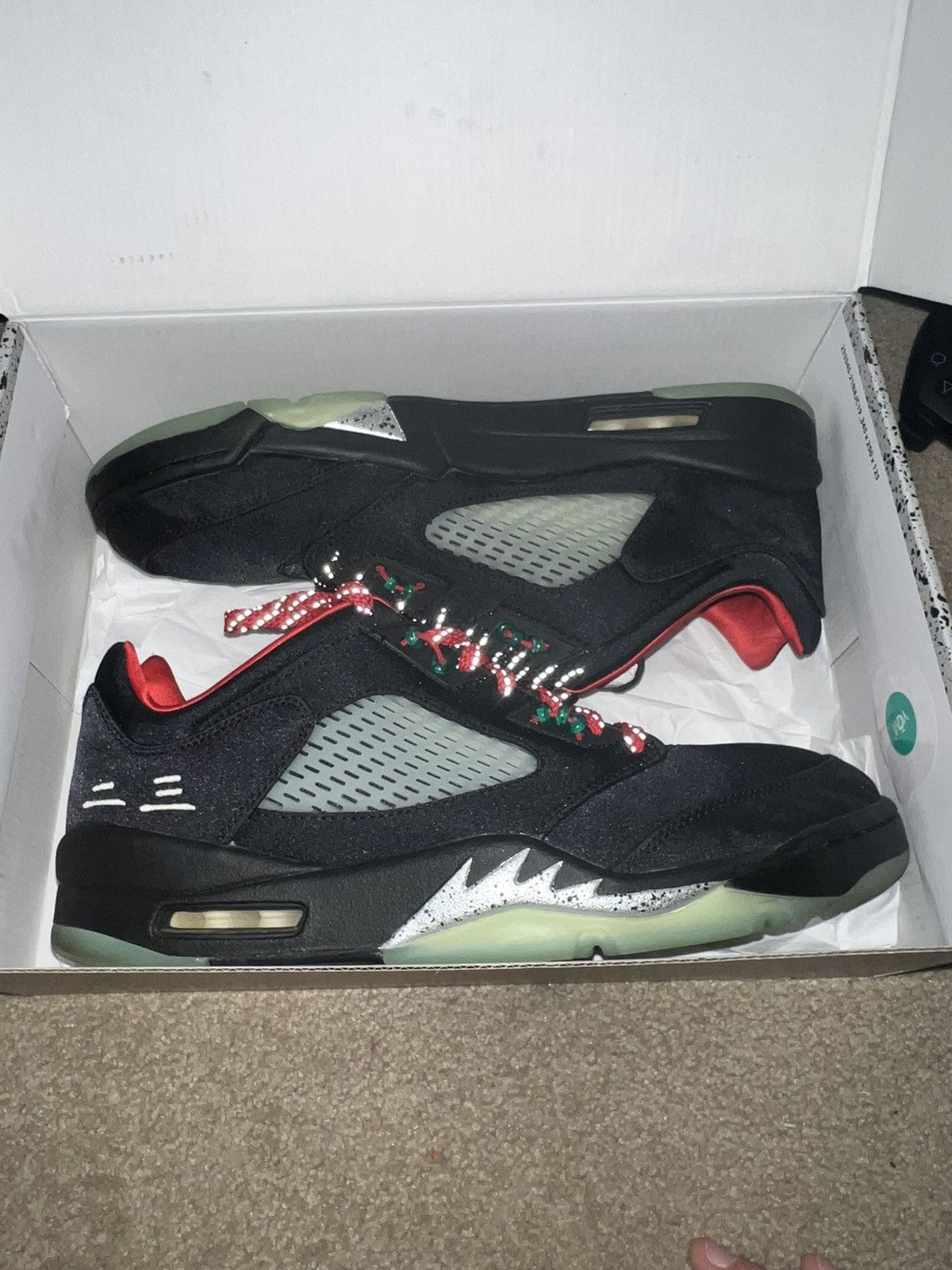 CLOT × Jordan Brand Jordan 5 Low clot “Jade” Size US 12 / EU 45 - 2 Thumbnail