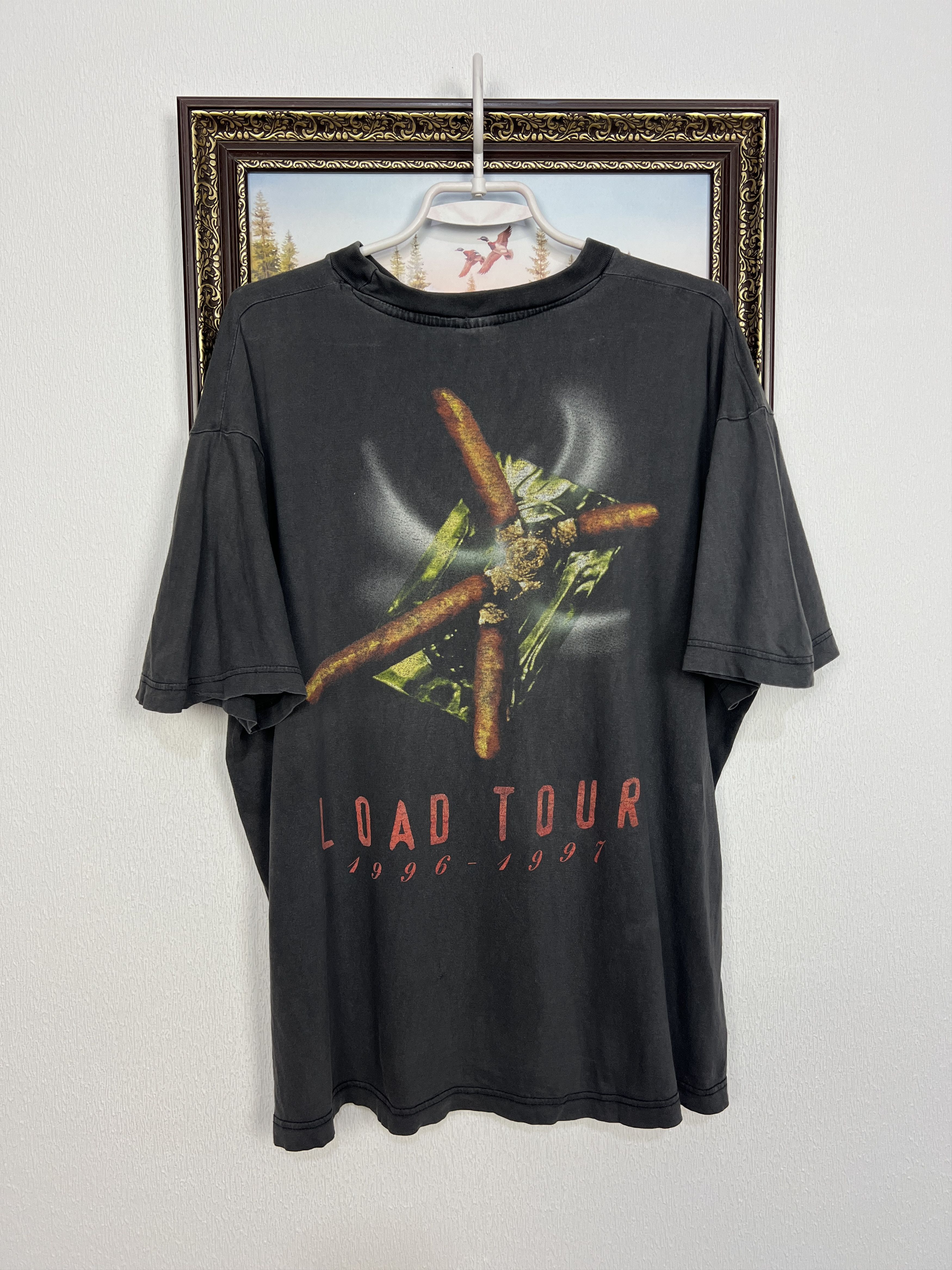 Vintage Metallica Load Tour Over Print Band Shirt Tee Rare Hype Size US XL / EU 56 / 4 - 8 Thumbnail