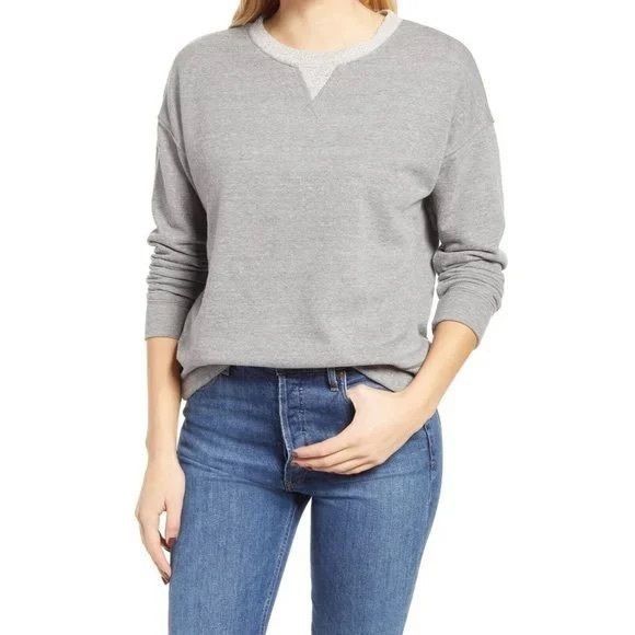 Other Everleigh Charcoal Heather Gray Crewneck Sweatshirt Size M / US 6-8 / IT 42-44 - 1 Thumbnail