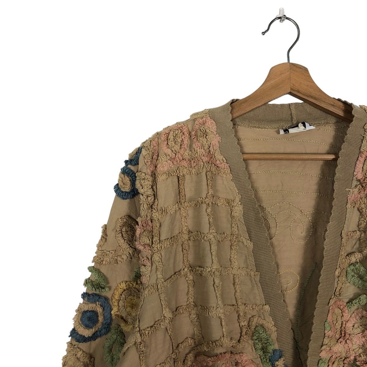 Japanese Brand 🔥90’s Vintage Cardigan Jacket Damze Quilted Flower Coogi Size US L / EU 52-54 / 3 - 7 Thumbnail