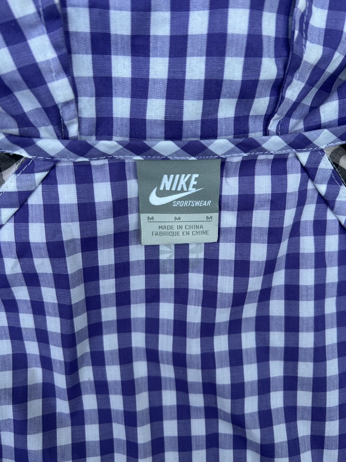 Nike Nike checkered / gingham windbreaker Size US M / EU 48-50 / 2 - 6 Thumbnail