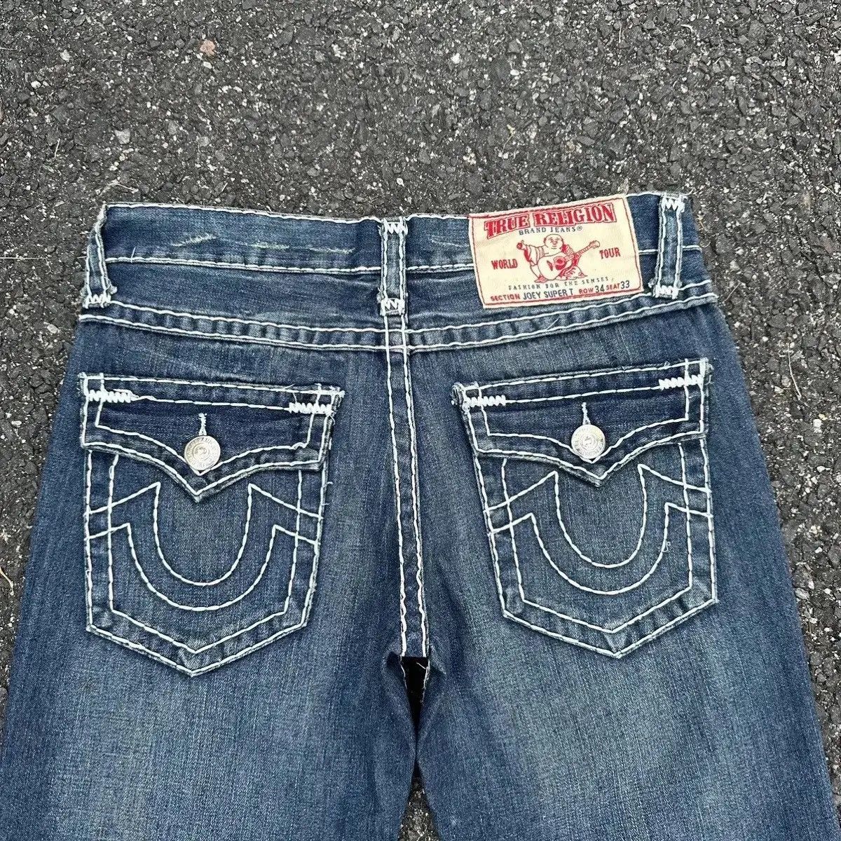 True Religion VINTAGE TRUE RELIGION JEANS BIG STITCH DENIM VERY RARE PANTS Size US 34 / EU 50 - 12 Thumbnail