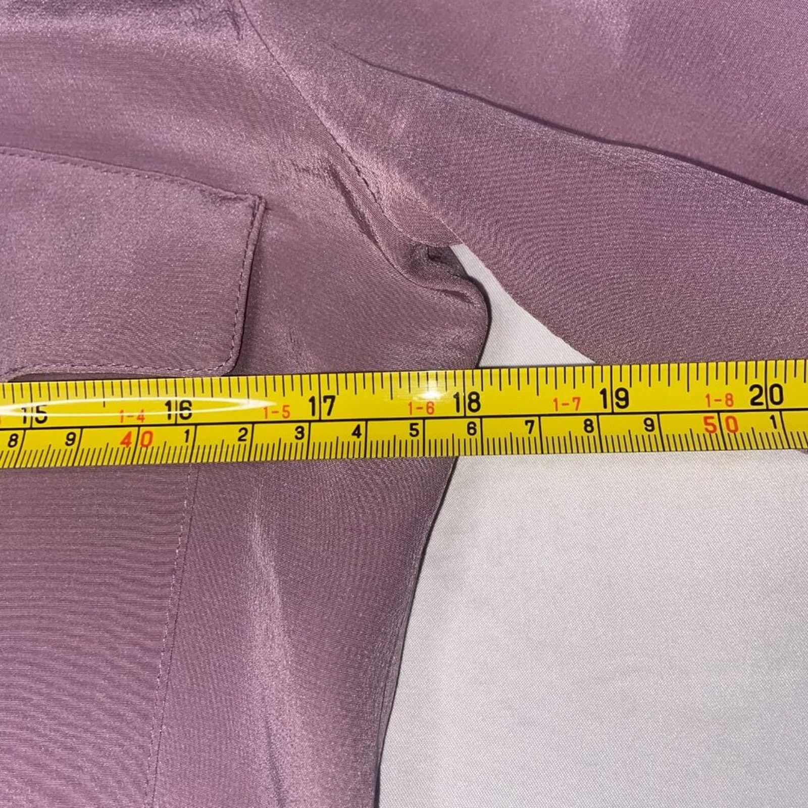 Eileen Fisher Eileen Fisher Top Blouse Collared Lavender 100% Silk PP Size S / US 4 / IT 40 - 5 Thumbnail