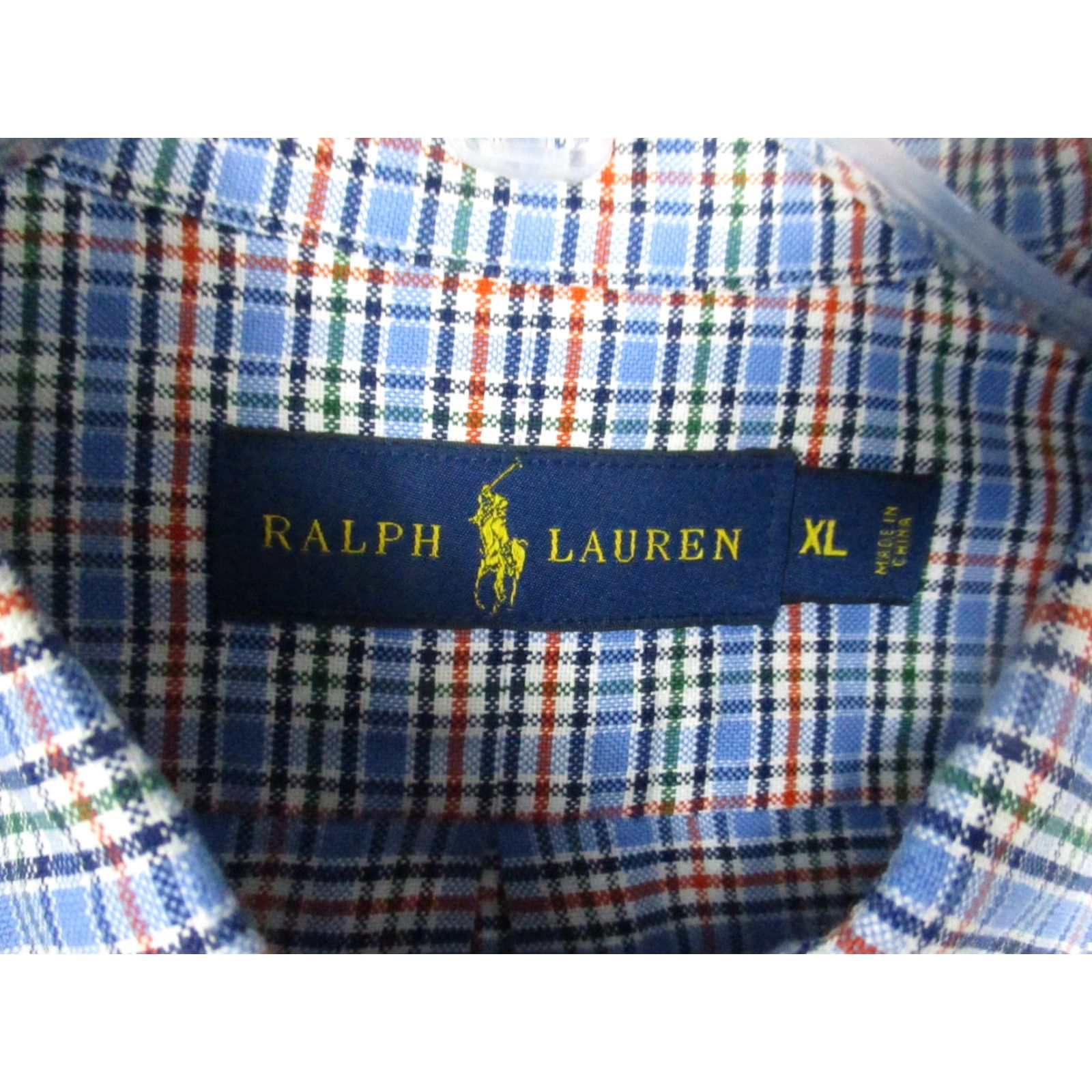 Ralph Lauren Ralph Lauren Shirt XL Men Blue Plaid Long Sleeve Button-Up Pony Size US XL / EU 56 / 4 - 4 Thumbnail