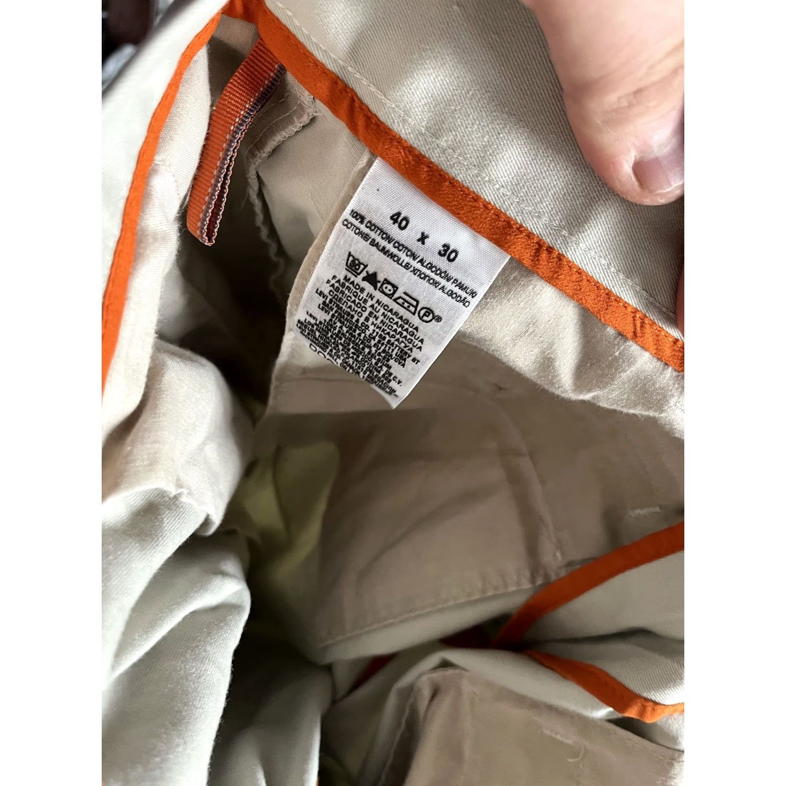 Dockers DOCKERS D3 Classic Fit Pleated Dress Pants 36x30 Beige Mens Pants Chinos 100% Cotton Regular Inseam 30in"} Size US 36 / EU 52 - 7 Thumbnail