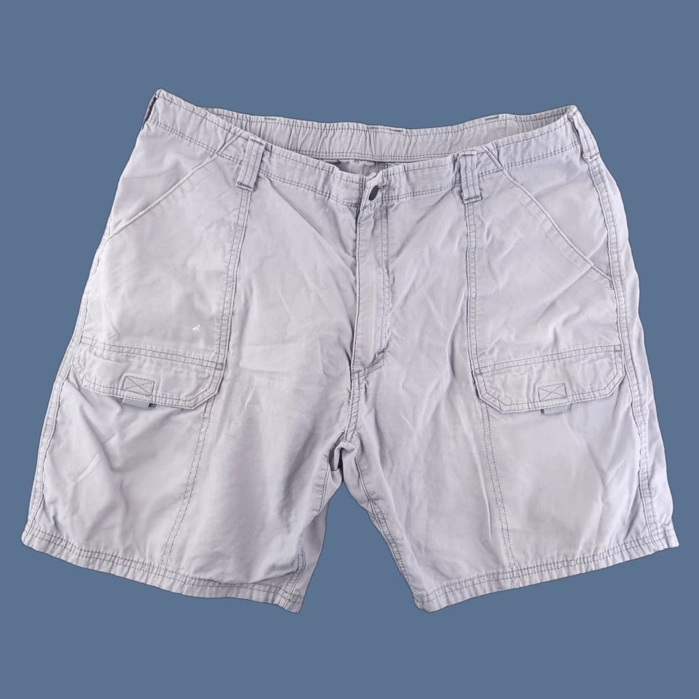 Wrangler Wrangler Cargo Shorts Mens 40 Gray Cotton Canvas Distressed Fishing Size US 40 / EU 56 - 1 Thumbnail