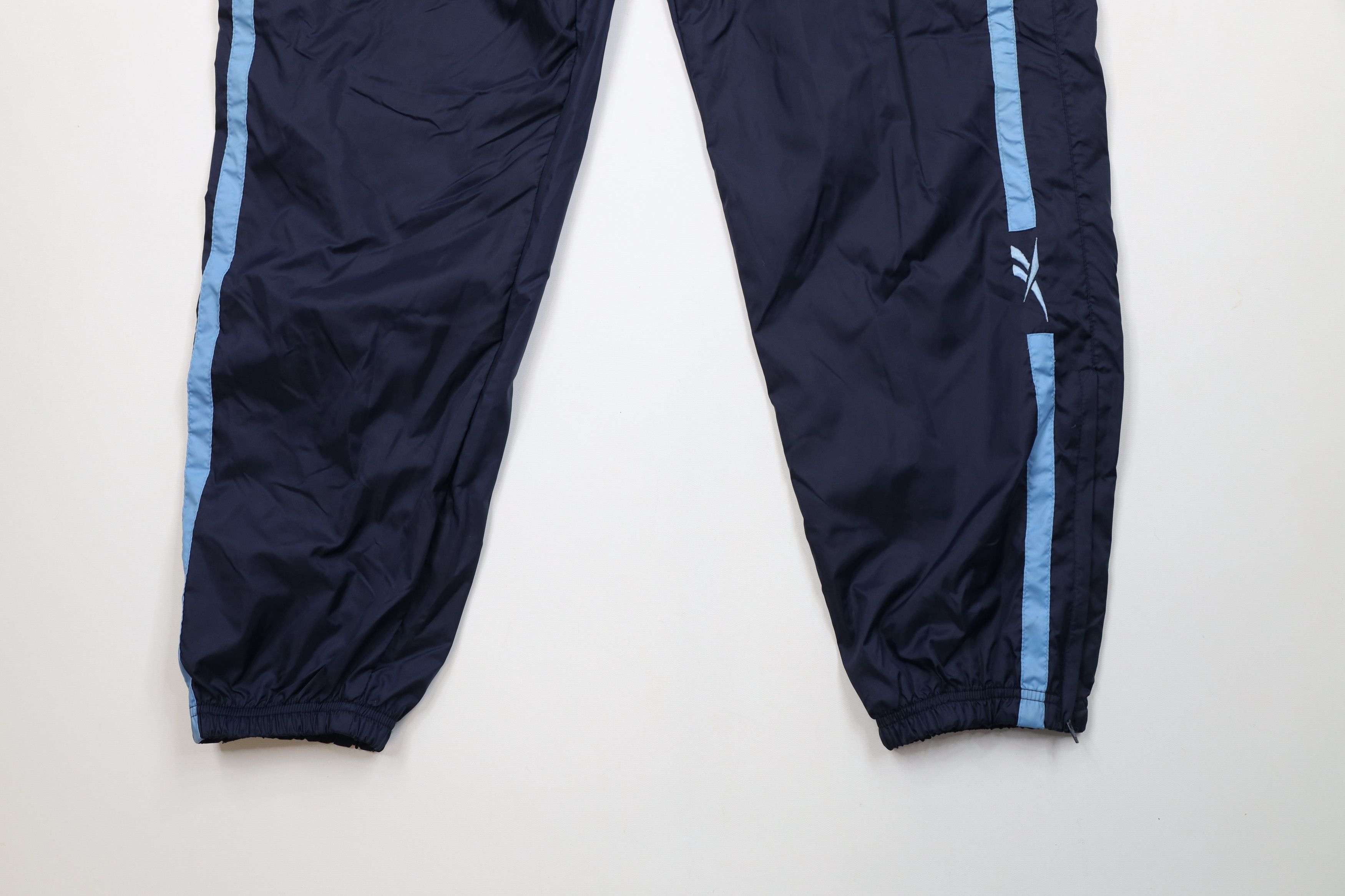 Reebok × Vintage Vintage 90s Reebok Logo Lined Windbreaker Joggers Pants Blue Size US 38 / EU 54 - 4 Thumbnail
