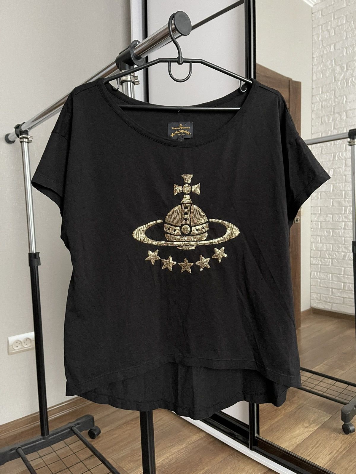 Vivienne Westwood Vivienne Westwood Anglomania Sunday Sequin T-Shirt Tee Size S / US 4 / IT 40 - 4 Thumbnail