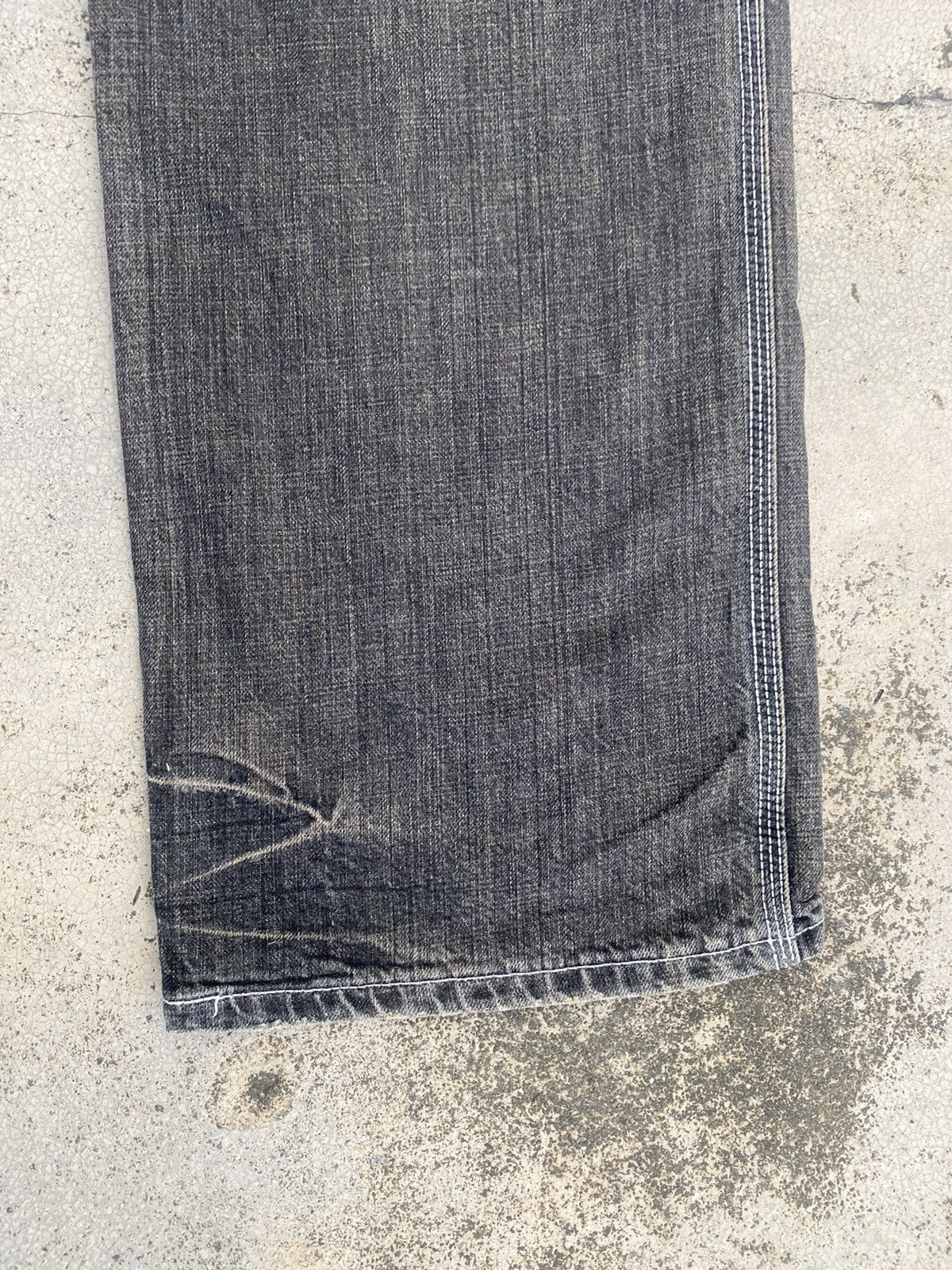 Edwin × Japanese Brand × Vintage Vintage y2k Edwin XV-S Faded Buckel Jeans Size US 33 - 11 Thumbnail