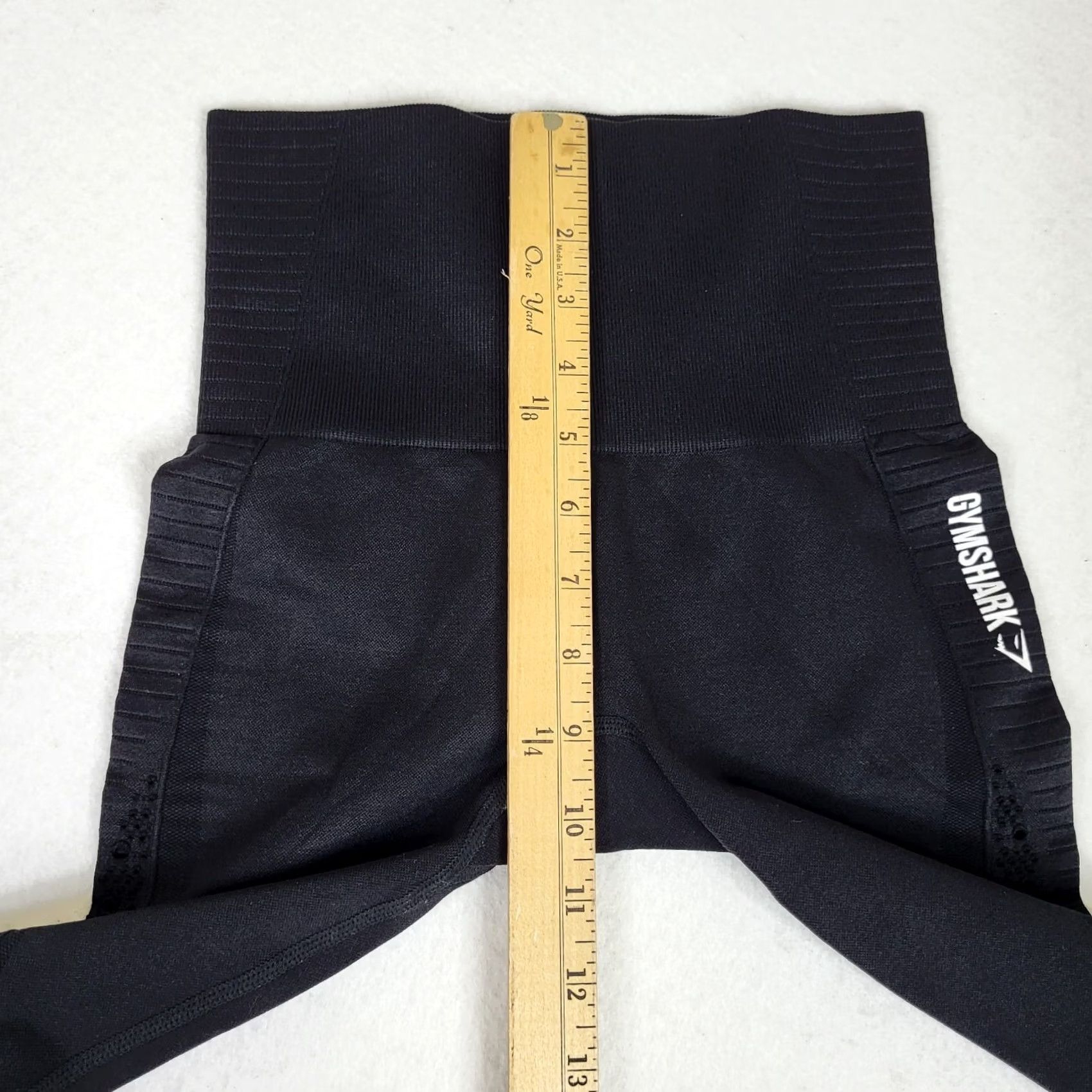 Gymshark Gymshark Black Seamless Leggings Womens XS Regular Skinny Activewear Pants Size 26" / US 2 / IT 38 - 7 Thumbnail