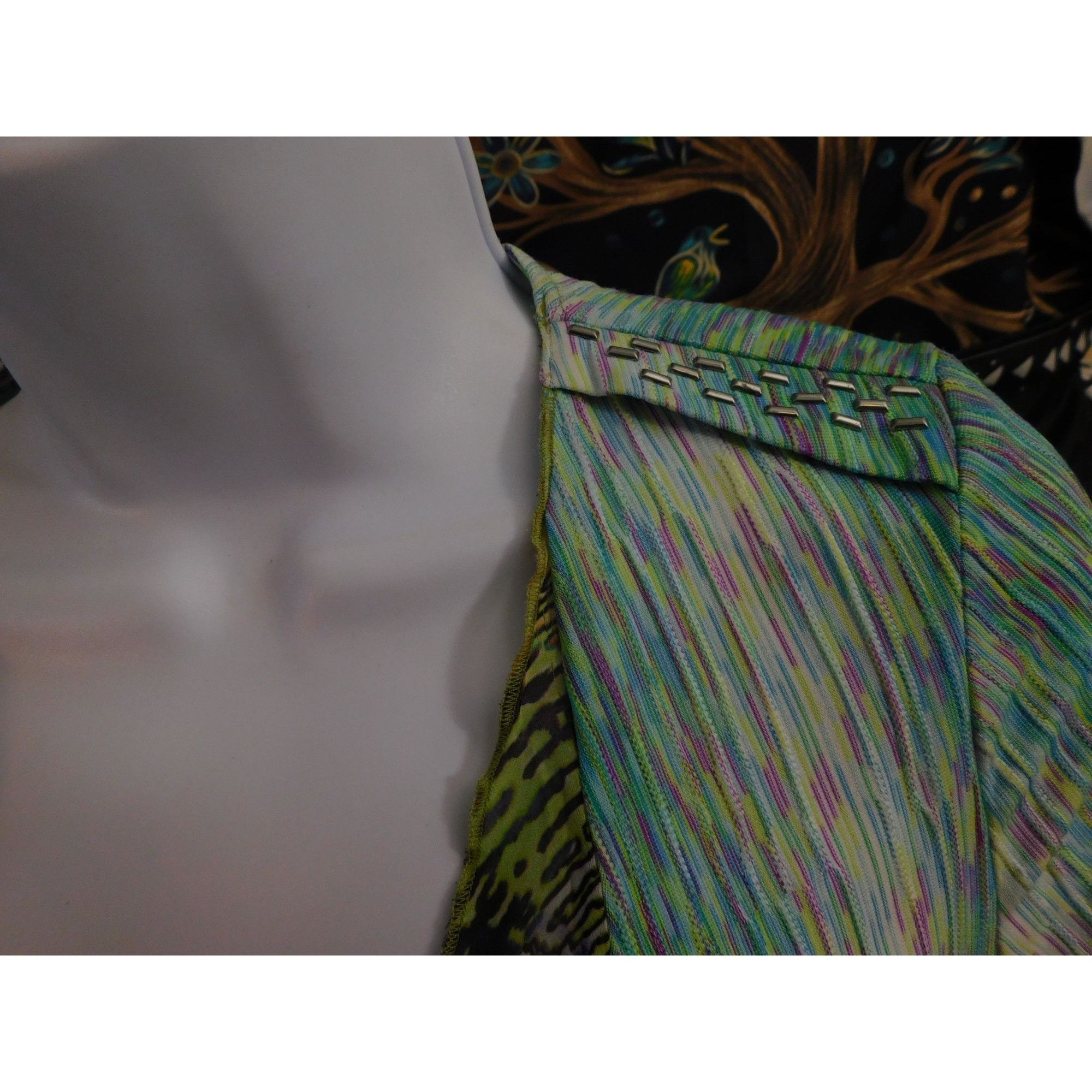 Other Vintage 90s Alberto Makali Rainbow Mermaidcore Animal Print Size M / US 6-8 / IT 42-44 - 7 Thumbnail