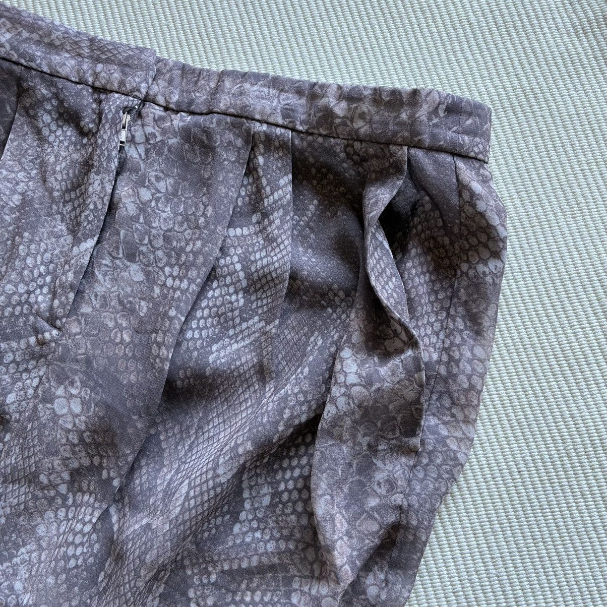 Acne Studios Acne Snake Chiffon Beige Python Print Pants Size 27" / US 4 / IT 40 - 8 Thumbnail