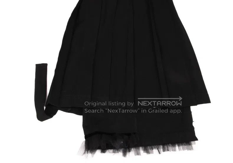 Comme des Garcons Comme Des Garcons size M Black vintage lace wrap-around sk Size 22" - 7 Thumbnail