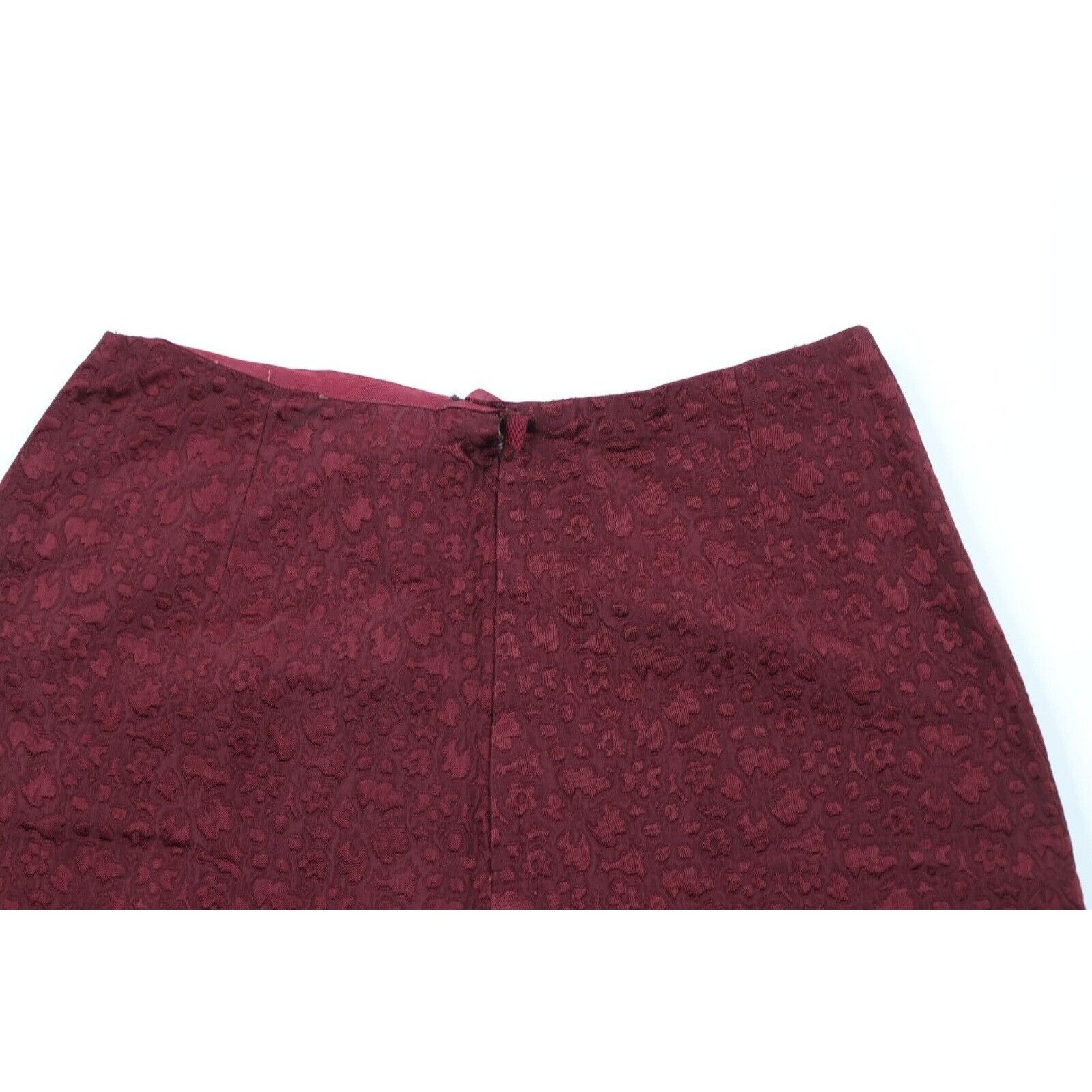 Vintage Vintage 50s 60s Rockabilly Silk Jacquard Flower Pencil Skirt Size 26" / US 2 / IT 38 - 8 Thumbnail