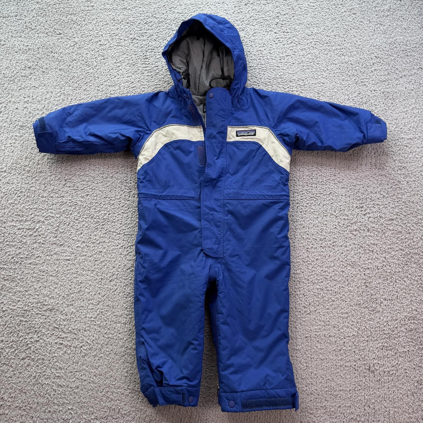 Patagonia Patagonia Baby Snow Suit 18M Blue Insulated One Piece Hood Size US XXS / EU 40 - 1 Thumbnail