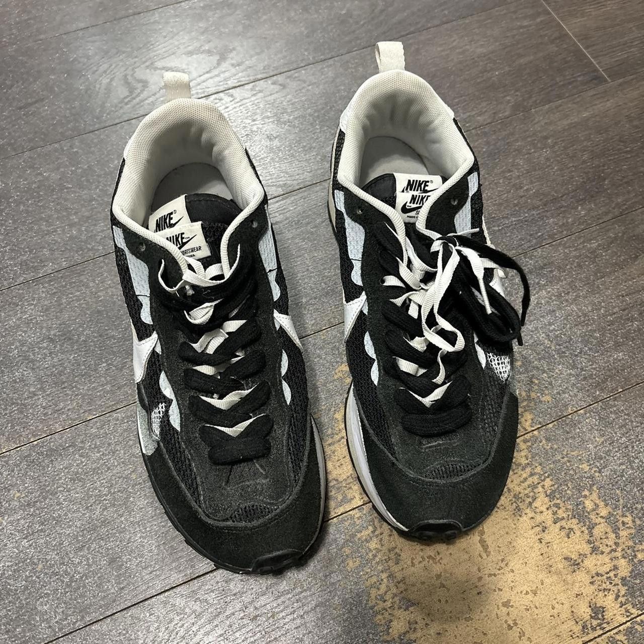 Nike Nike Vaporwaffle Sacai Black and White shoes USED 8.5 Size US 8.5 / EU 41-42 - 3 Thumbnail