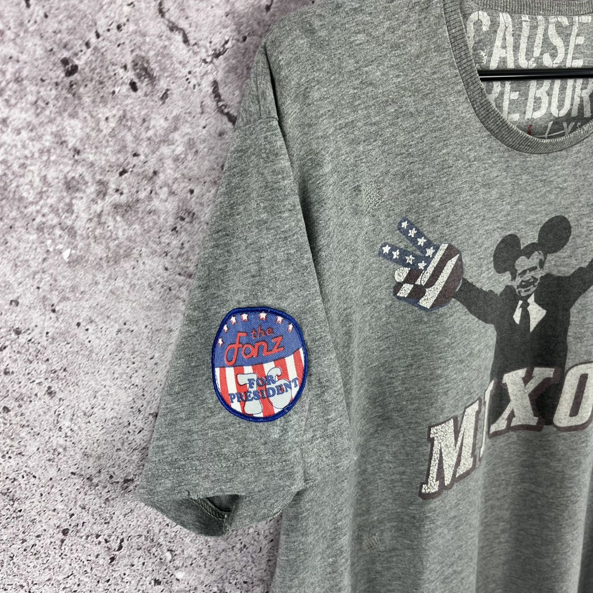 Vintage Mixon President Crazy Tee Multi Logo Size L Size US L / EU 52-54 / 3 - 5 Thumbnail
