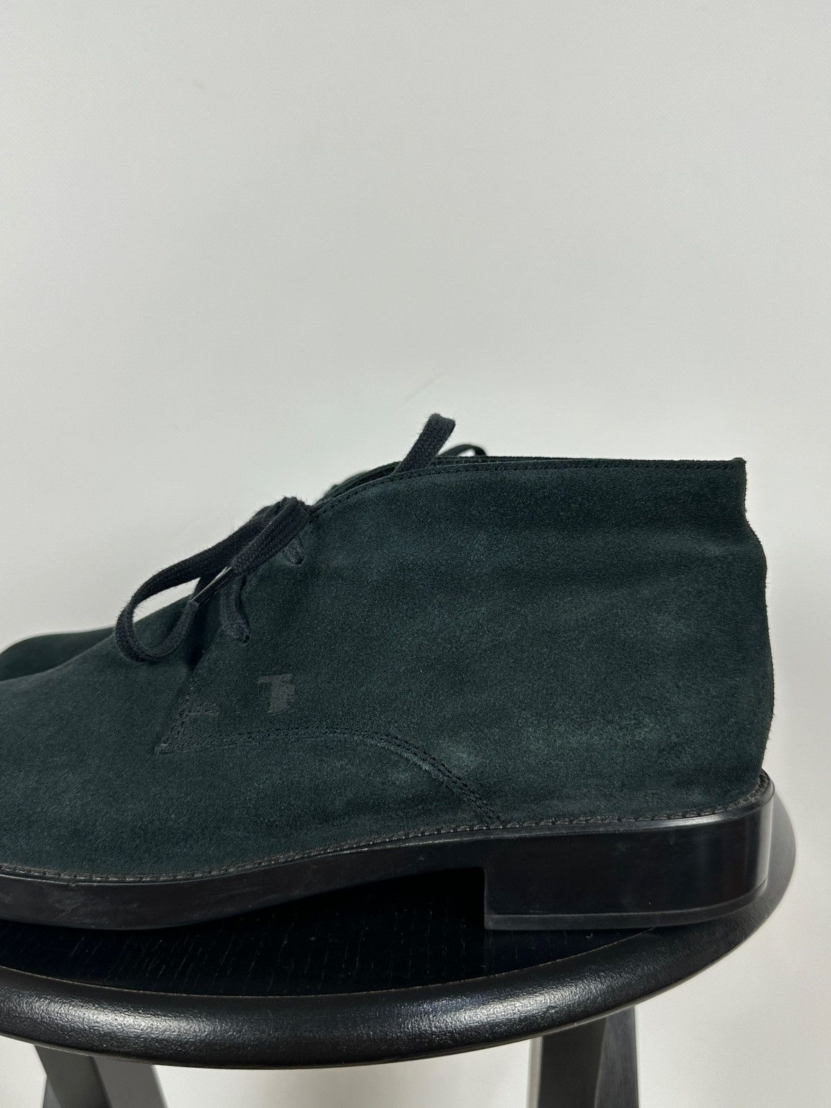 Tod's Tod’s Blue Suede Ankle Desert Lace Up Boots Size US 9.5 / EU 42-43 - 15 Thumbnail