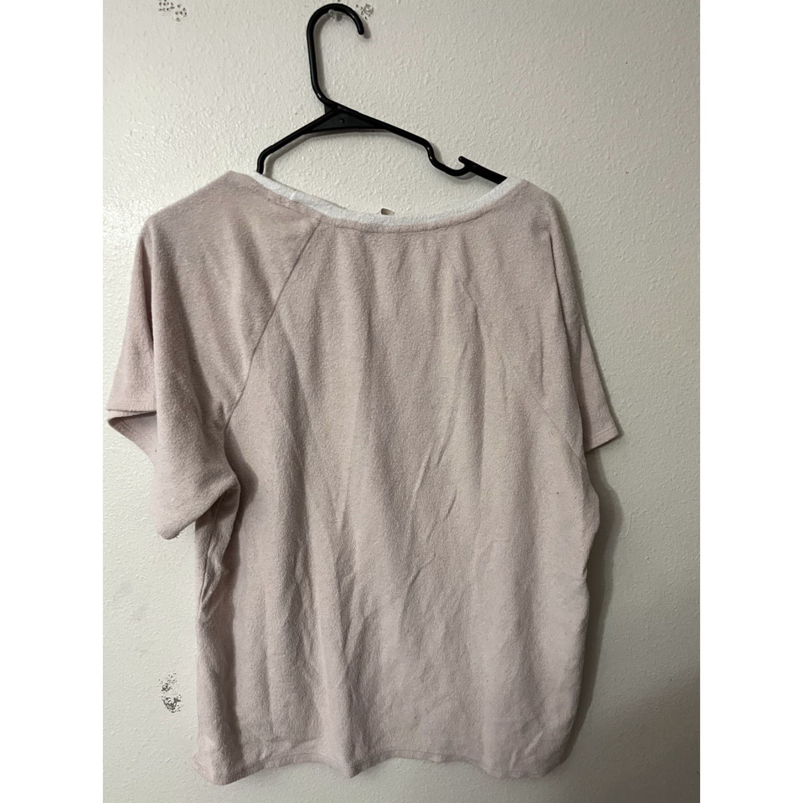 Lucky Brand VINTAGE Lucky Brand Sleepshirt XXL Pink Solid Short Sleeve Lounge Stars Womens Size XXL / US 16-18 / IT 52-54 - 2 Thumbnail