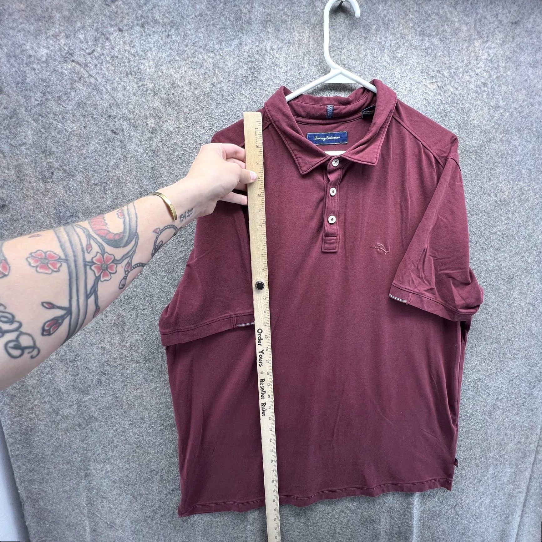 Tommy Bahama VINTAGE Tommy Bahama Polo Shirt Mens XL Red Solid Marlin Logo Stretch Relaxed Casual Size US XL / EU 56 / 4 - 5 Thumbnail