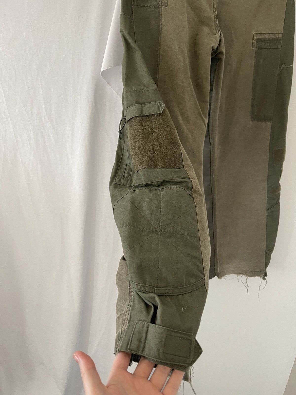 Chorley Chorley UpCycled military cargo baggy wide leg pants Size US 34 / EU 50 - 5 Thumbnail