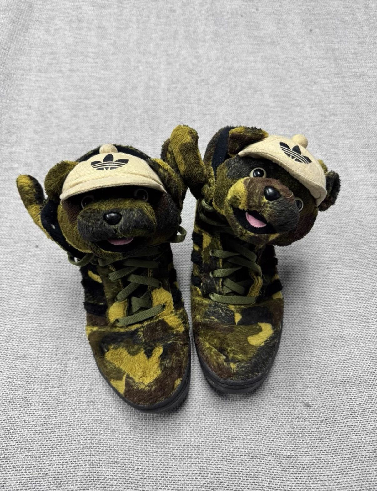 Adidas adidas Jeremy Scott Wings Bear, Brown Camo Bear K37 Size US 9.5 / EU 42-43 - 1 Thumbnail